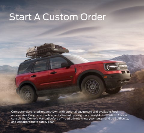 Start a custom order | Sarchione Ford of Alliance in Alliance OH